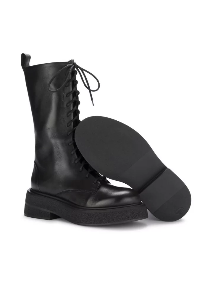 MANOVIA 52 | STIVALI ALLACCIATI BUEWAX NERO Offerta natalizia