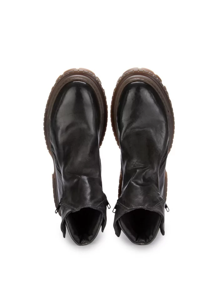 PAWELK'S | STIVALETTI CRUST ZIP MARRONE FANGO Offerta Giorno del Papà