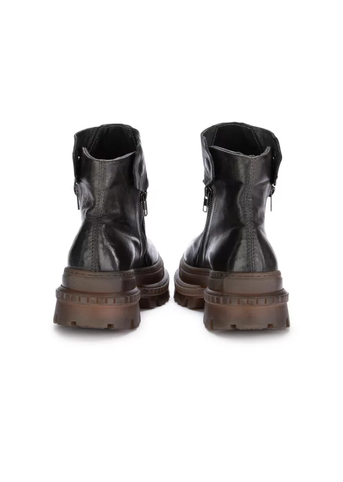 PAWELK'S | STIVALETTI CRUST ZIP MARRONE FANGO Offerta Giorno del Papà