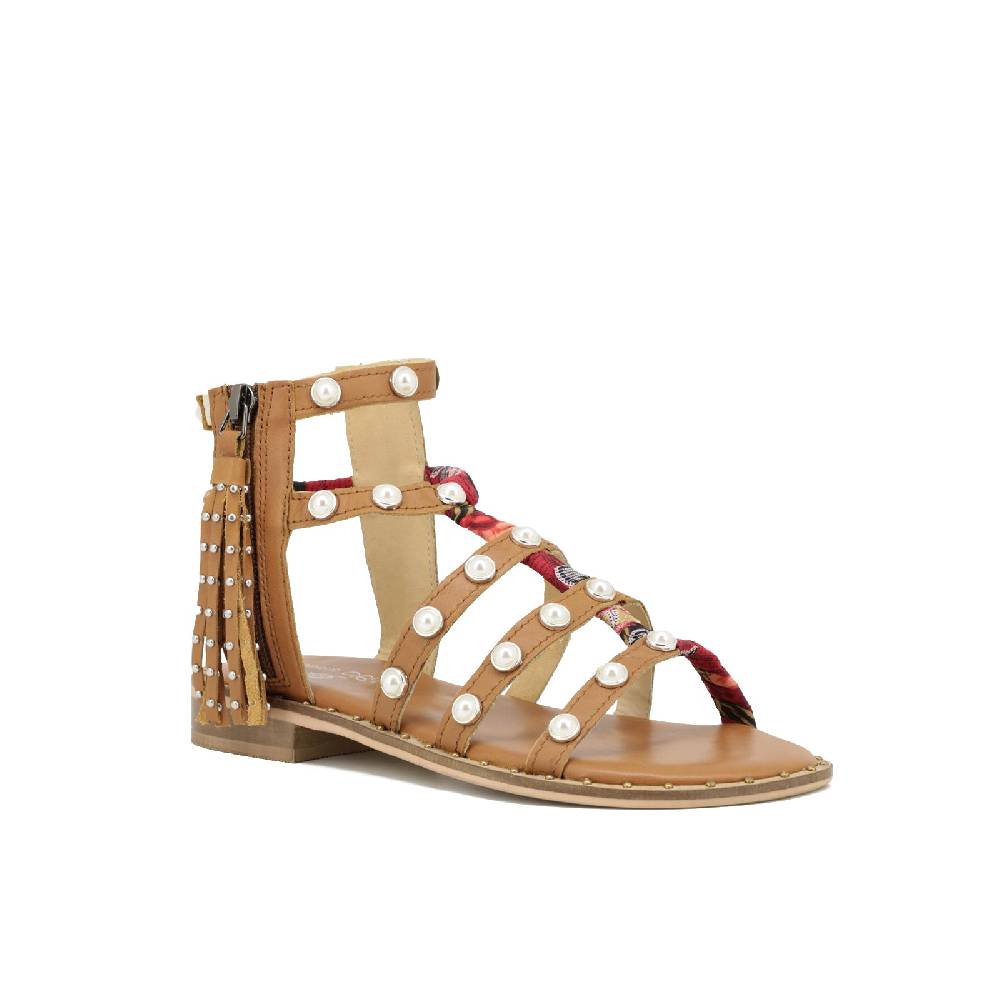 Queen Helena Sandali gladiator - IFL20/S-36 - vera pelle Offerta