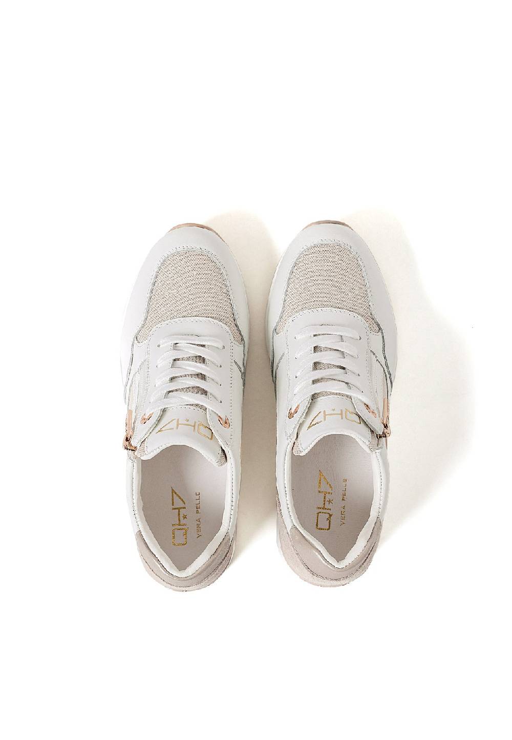 Queen Helena Sneakers QH7016 Vera Pelle Vendite Flash