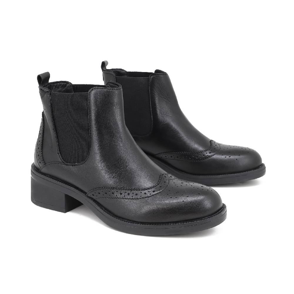 Queen Helena Chelsea Boots - QH20_V-01 - vera pelle Offerta speciale