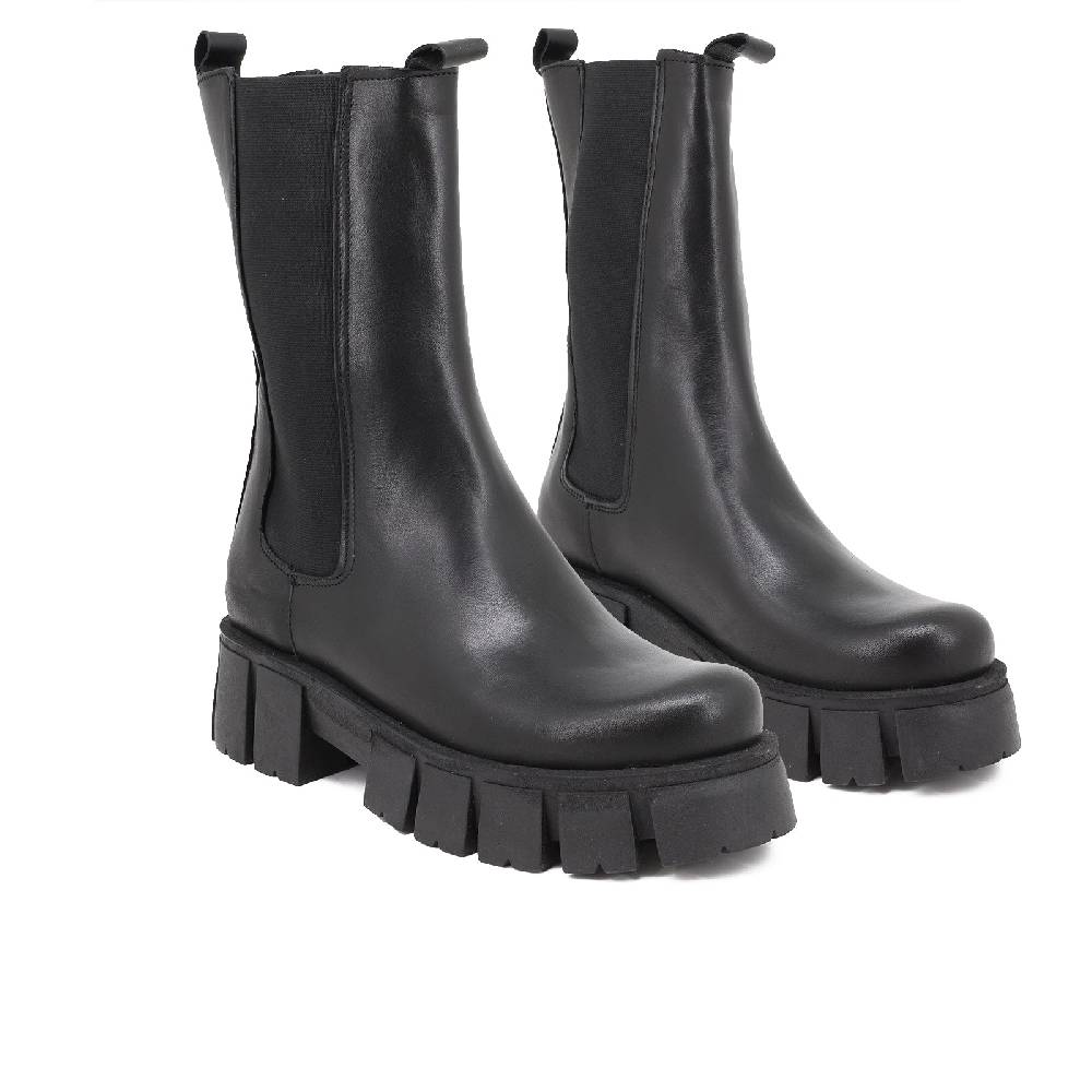 Queen Helena Chelsea Boots - H180 - vera pelle Ritorno libero
