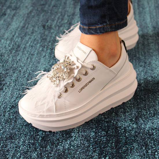 ﻿Lorenzo Mari Sneakers Veronica white Offerte