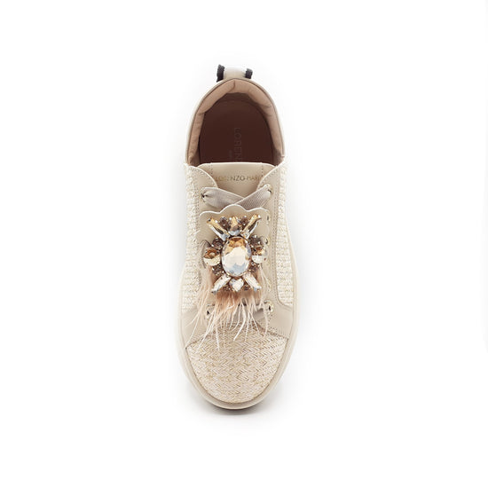 Lorenzo Mari Sneakers NEW Veronica Rafia Sottocosto