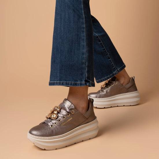 Lorenzo Mari Sneakers Ariel nocciola In Linea