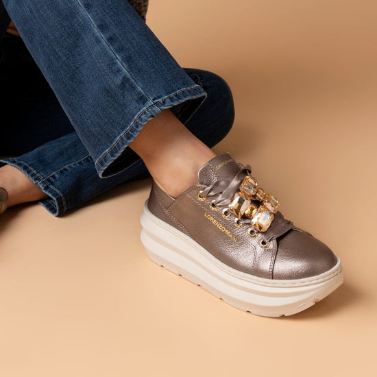 Lorenzo Mari Sneakers Ariel nocciola In Linea