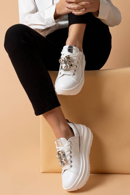 Lorenzo Mari Sneakers Tiana white Qualità