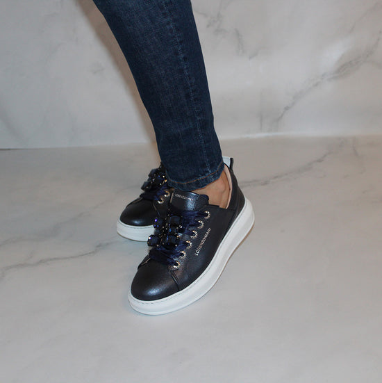 Lorenzo Mari Sneaker Jasmine Blu Pezzi Unici