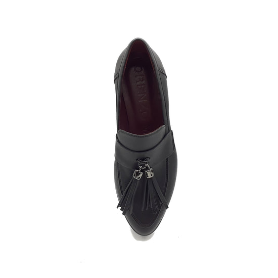 Lorenzo Mari Mocassino Clea 5 Nero con nappine Convenienza