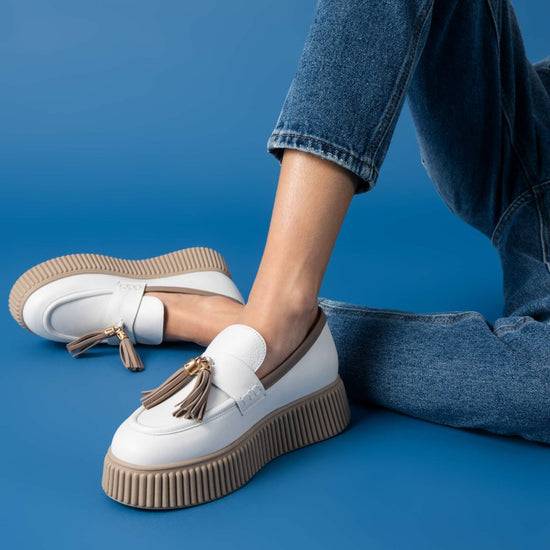 Lorenzo Mari Mocassino Sally Off white Novità