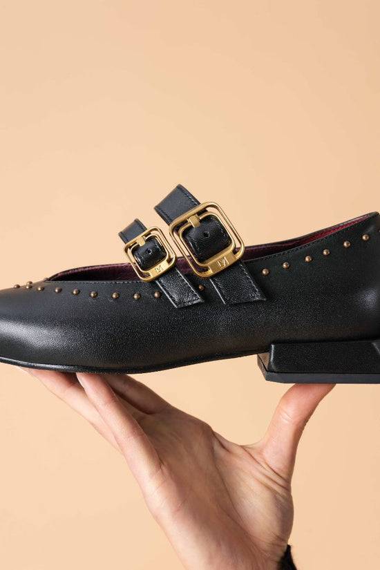 Lorenzo Mari Ballerina Giglio black Vendita Calda