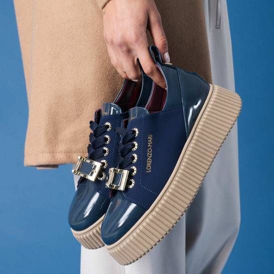 Lorenzo Mari Sneakers Sally 12 Blu Affare Del Giorno