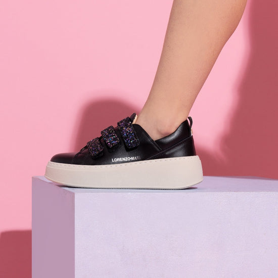 Lorenzo Mari Sneakers Flora Black Negozio