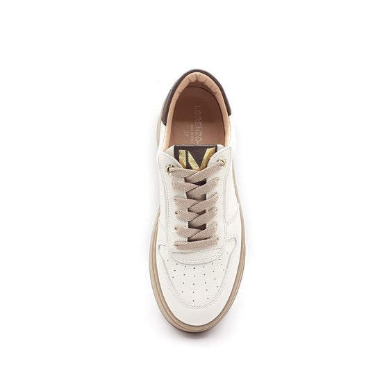 Lorenzo Mari Sneakers Matilde Latte Qualità