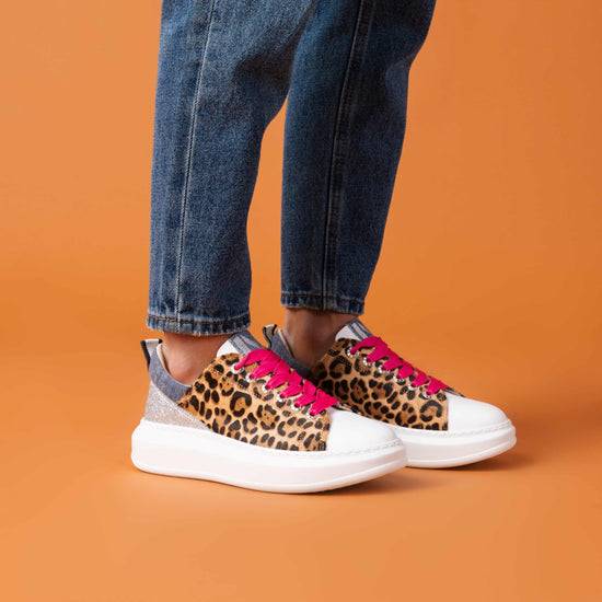 Lorenzo Mari Sneaker JOY Leopard Pezzi Unici