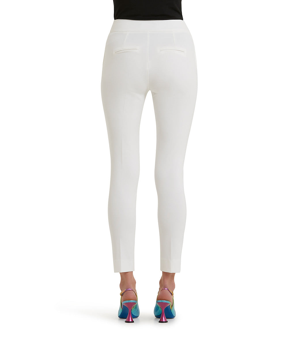 Loriblu Pantaloni slim-fit burro in misto cotone stretch Vendita Economica