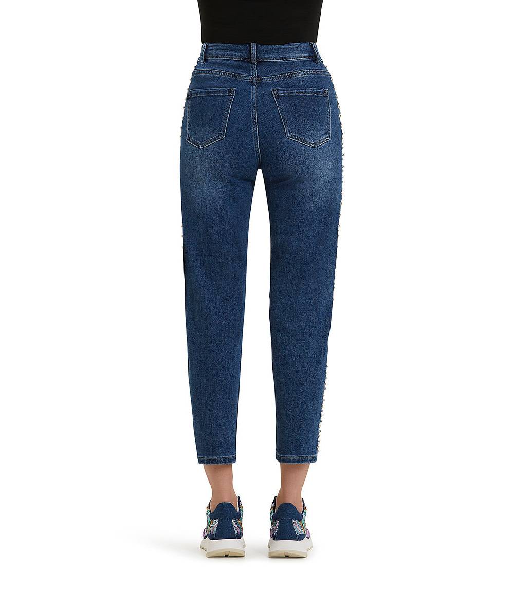 Loriblu Jeans a gamba dritta con cristalli Promozione Limitata