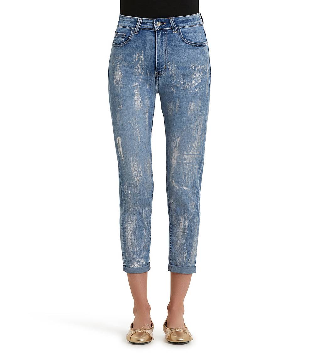 Loriblu Jeans slim-fit con strappi all-over Fino Al -60%