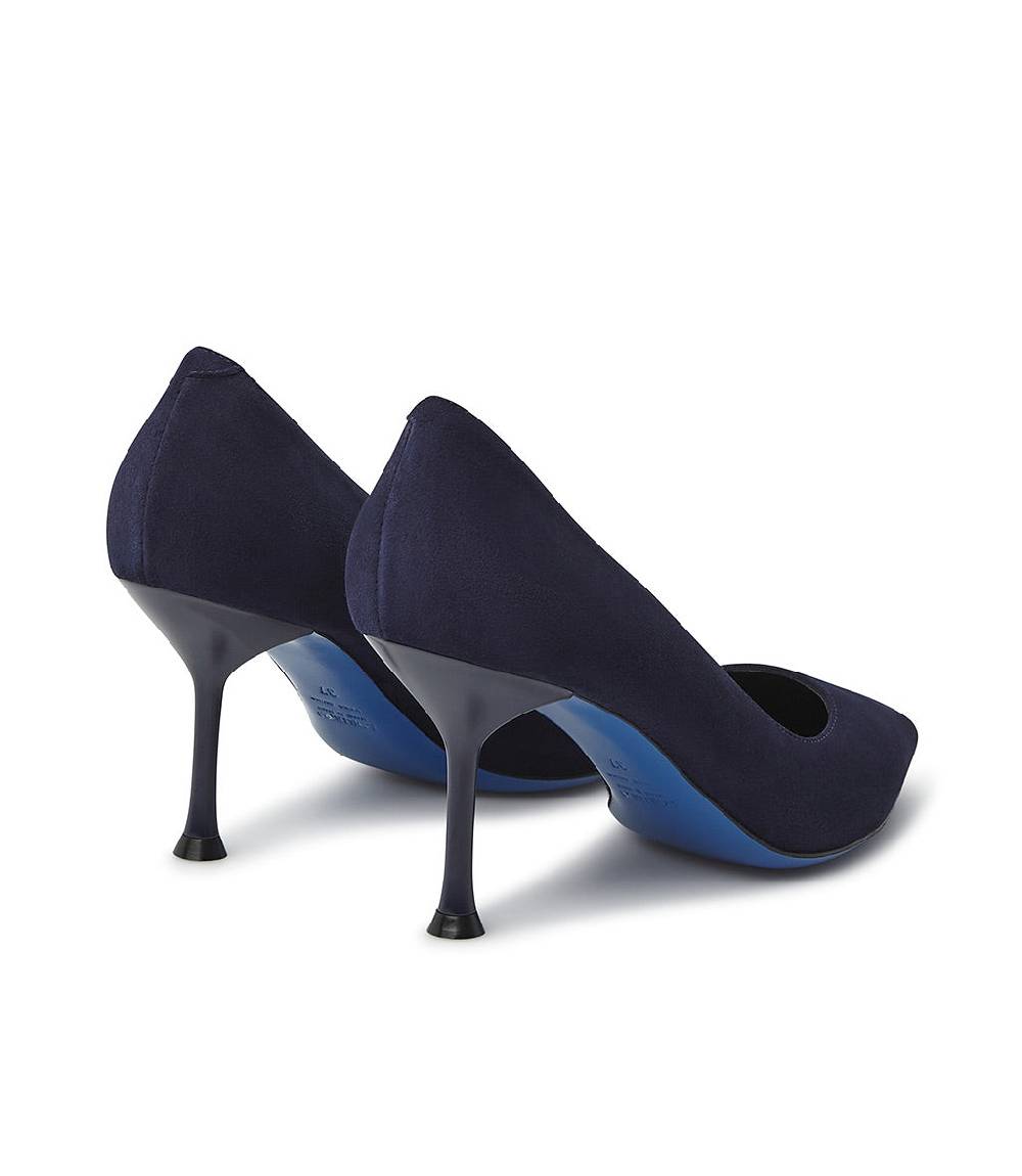 Loriblu Decollete in pelle scamosciata blu Sconto