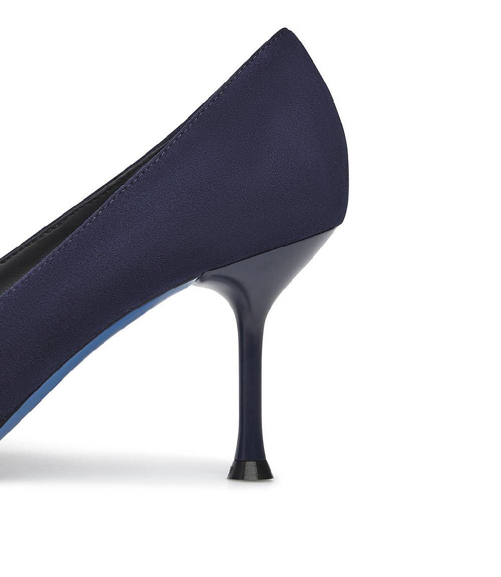 Loriblu Decollete in pelle scamosciata blu Sconto