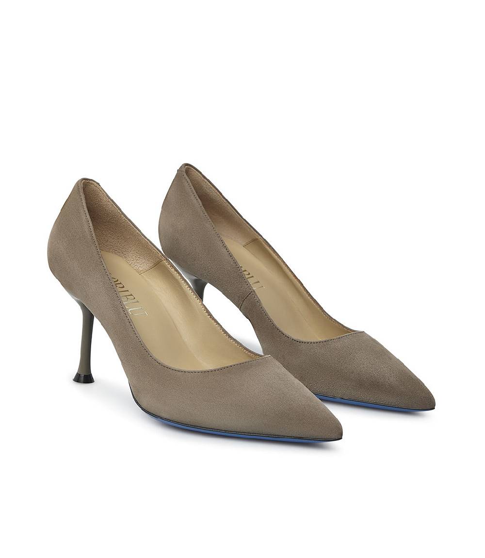 Loriblu Decollete in pelle scamosciata fango Offerta