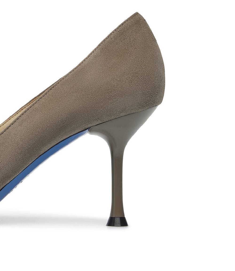 Loriblu Decollete in pelle scamosciata fango Offerta