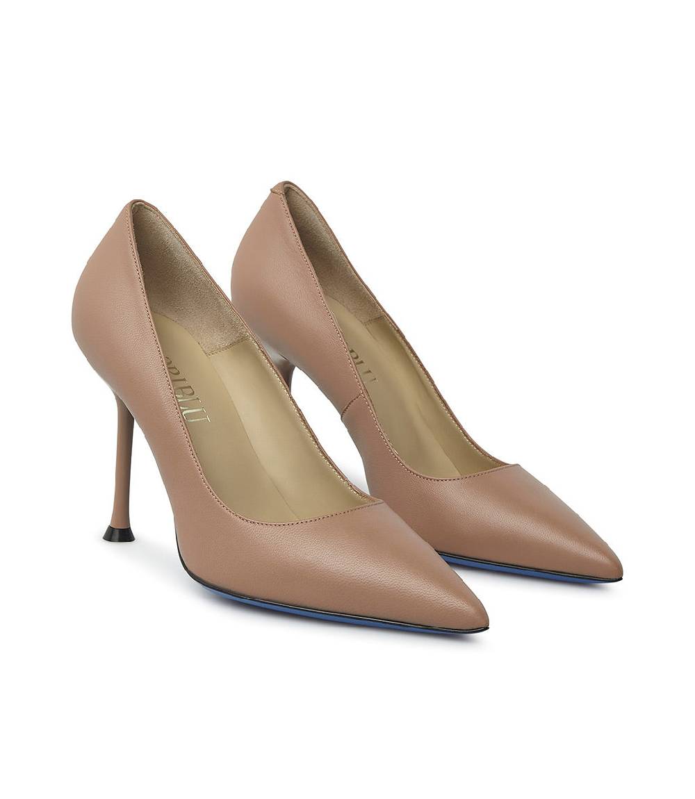 Loriblu Decollete in nappa rosa pesca Online