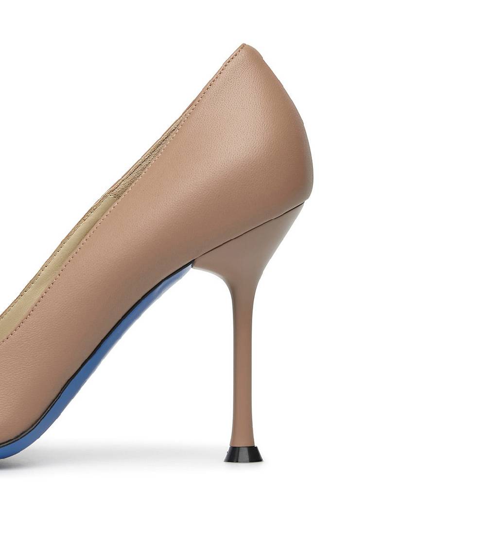 Loriblu Decollete in nappa rosa pesca Online