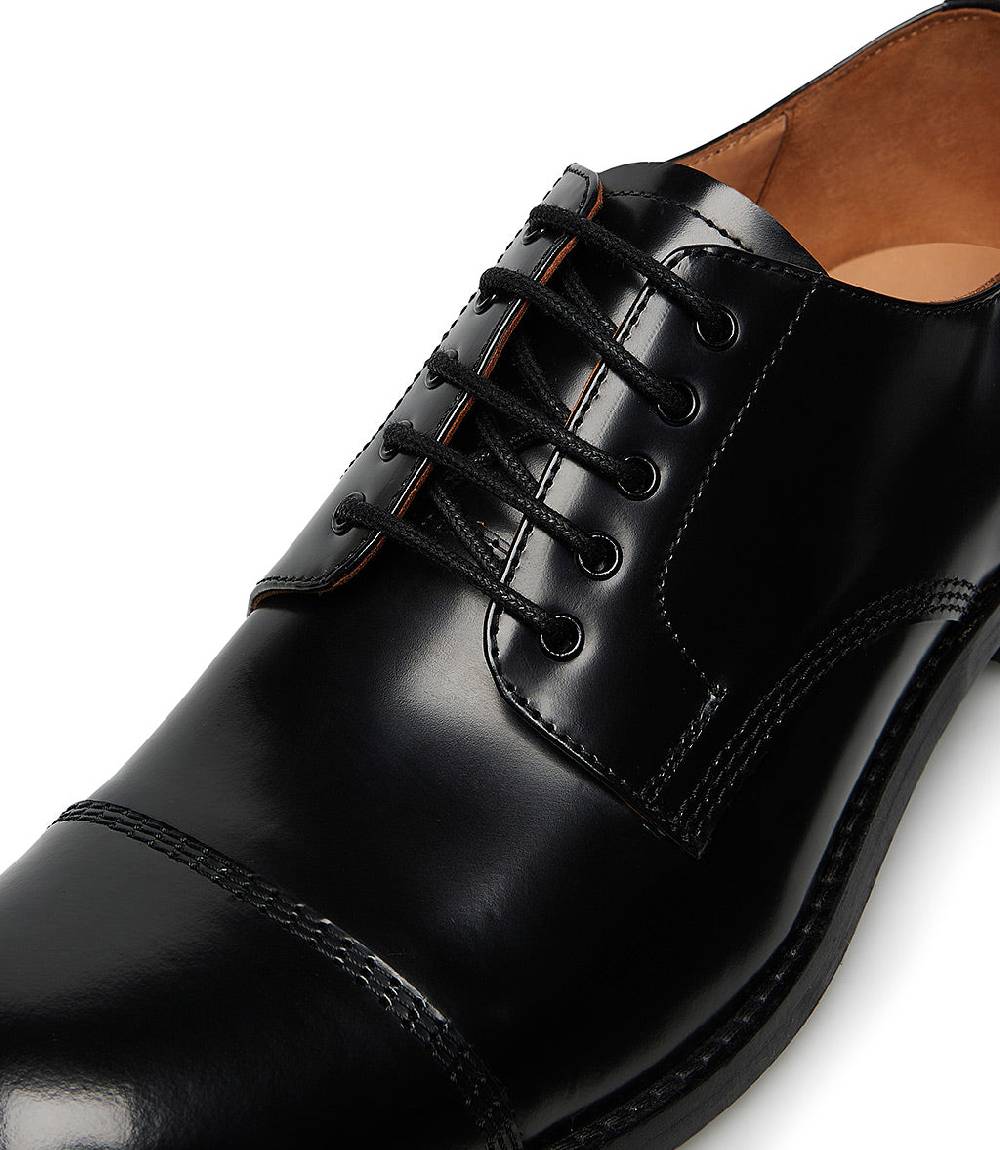 Loriblu Oxford in vitello spazzolato nero In Linea