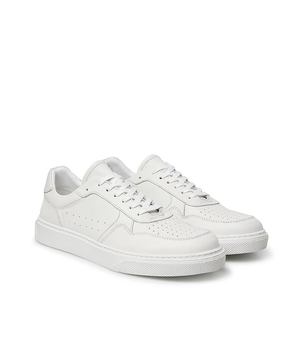 Loriblu Sneaker in pelle e camoscio bianco Spedizione Gratuita