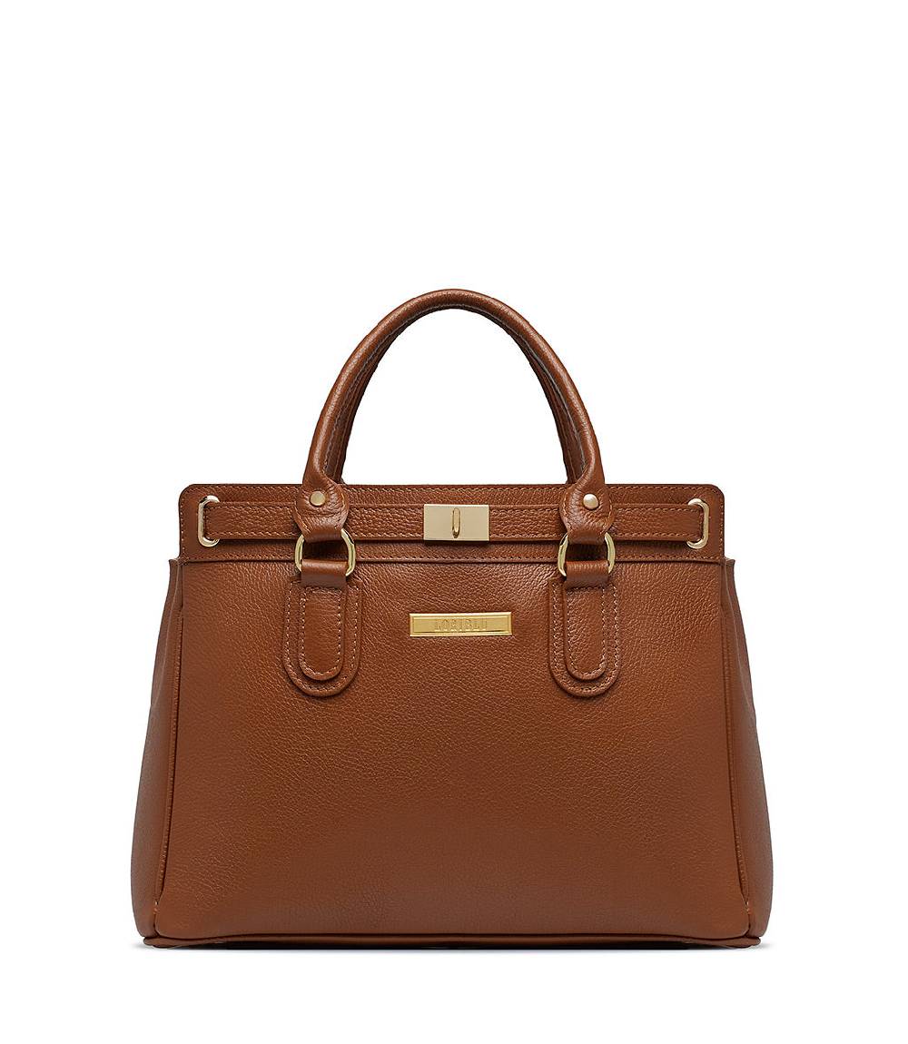 Loriblu Borsa tote in pelle testurizzata marrone Negozi Online