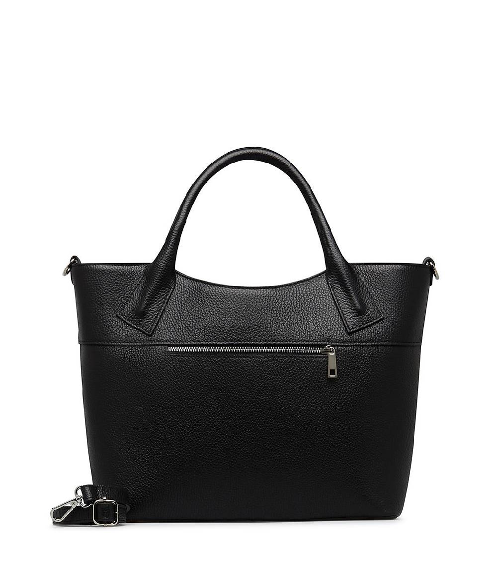 Loriblu Borsa tote nera in pelle stampata Acquista Ora