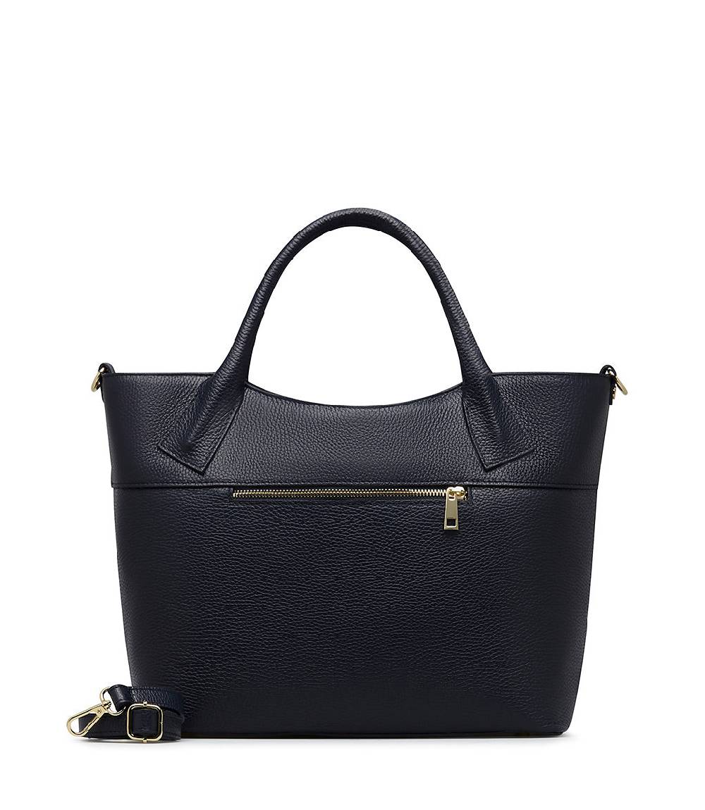 Loriblu Borsa tote blu notte in pelle stampata Consegna Veloce