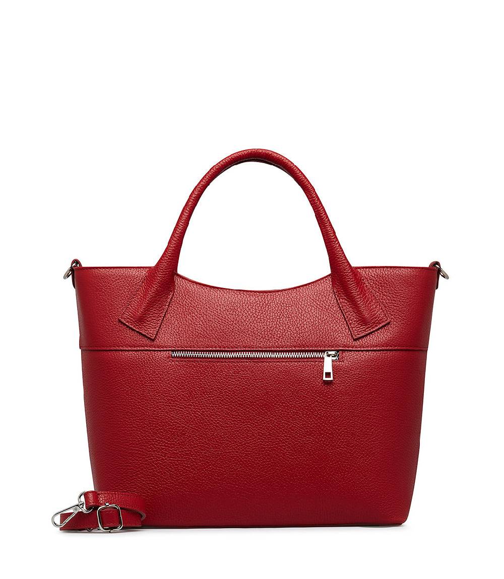 Loriblu Borsa tote bordeaux in pelle stampata Promozione Limitata
