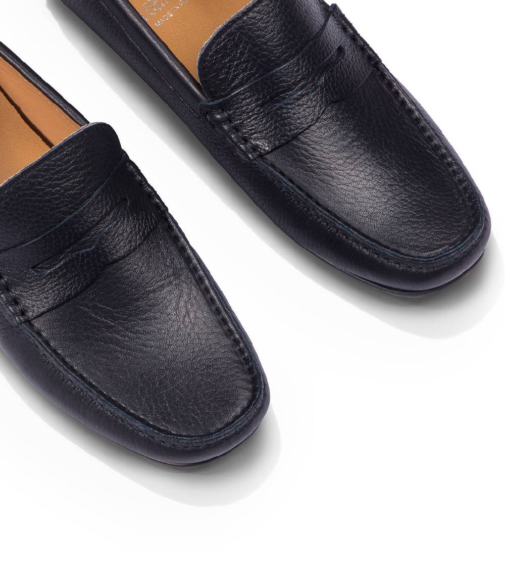 Loriblu Mocassini in pelle blu Offerte
