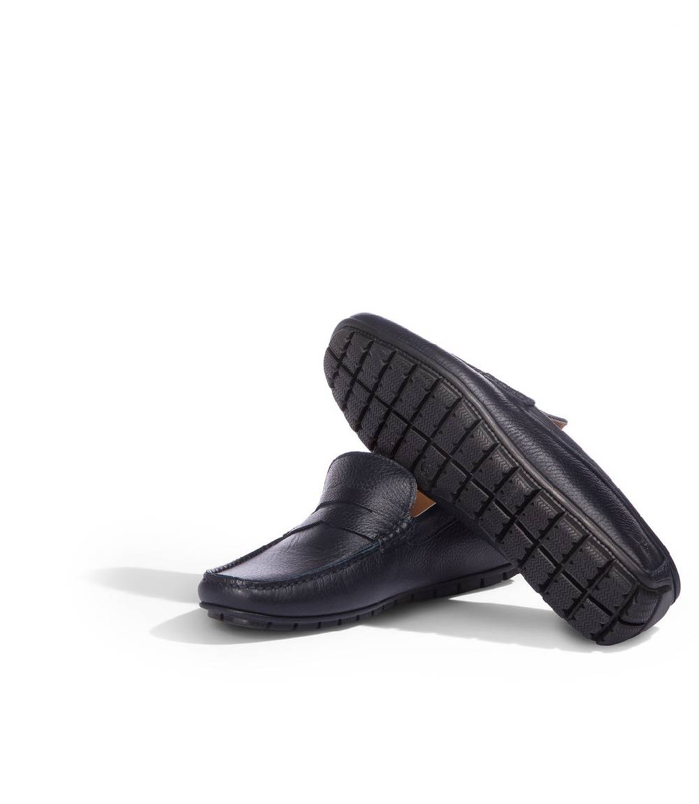 Loriblu Mocassini in pelle blu Offerte