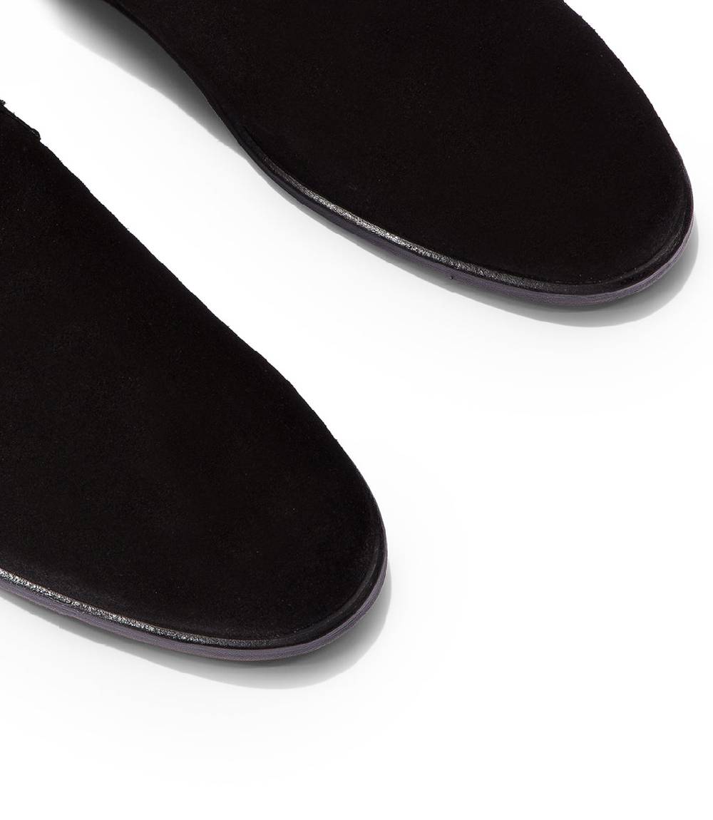 Loriblu Mocassini in camoscio nero Vendita Economica