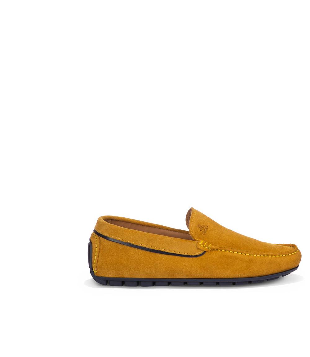 Loriblu Mocassini in camoscio marrone chiaro Saldi Di Fabbrica