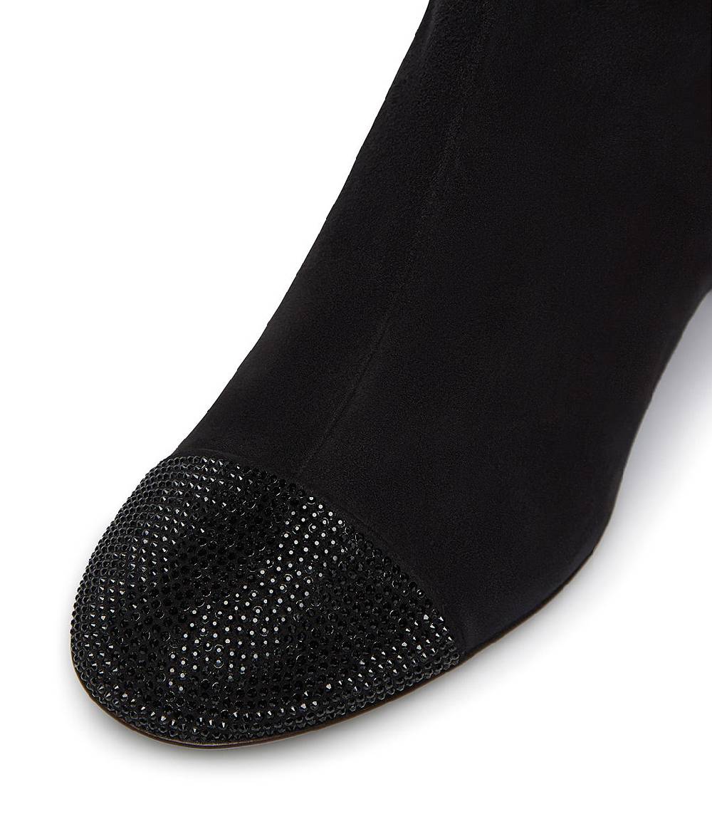 Loriblu Stivaletto camoscio nero con cristalli 2025