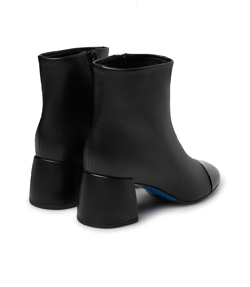 Loriblu Stivaletto nappa nero con punta in vernice In Linea
