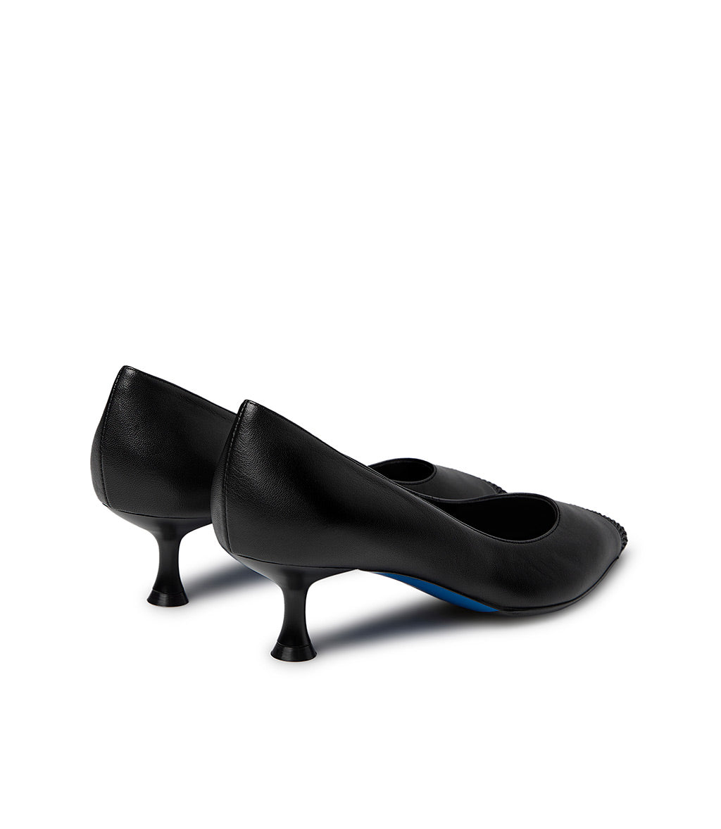 Loriblu Décolleté nappa nero con cristalli Vendita