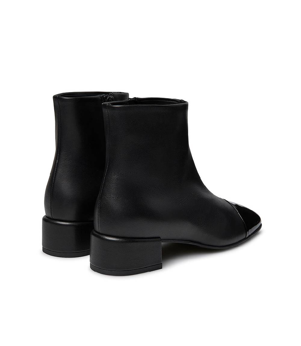 Loriblu Stivaletto nappa nero con dettagli in vernice Fino Al -60%
