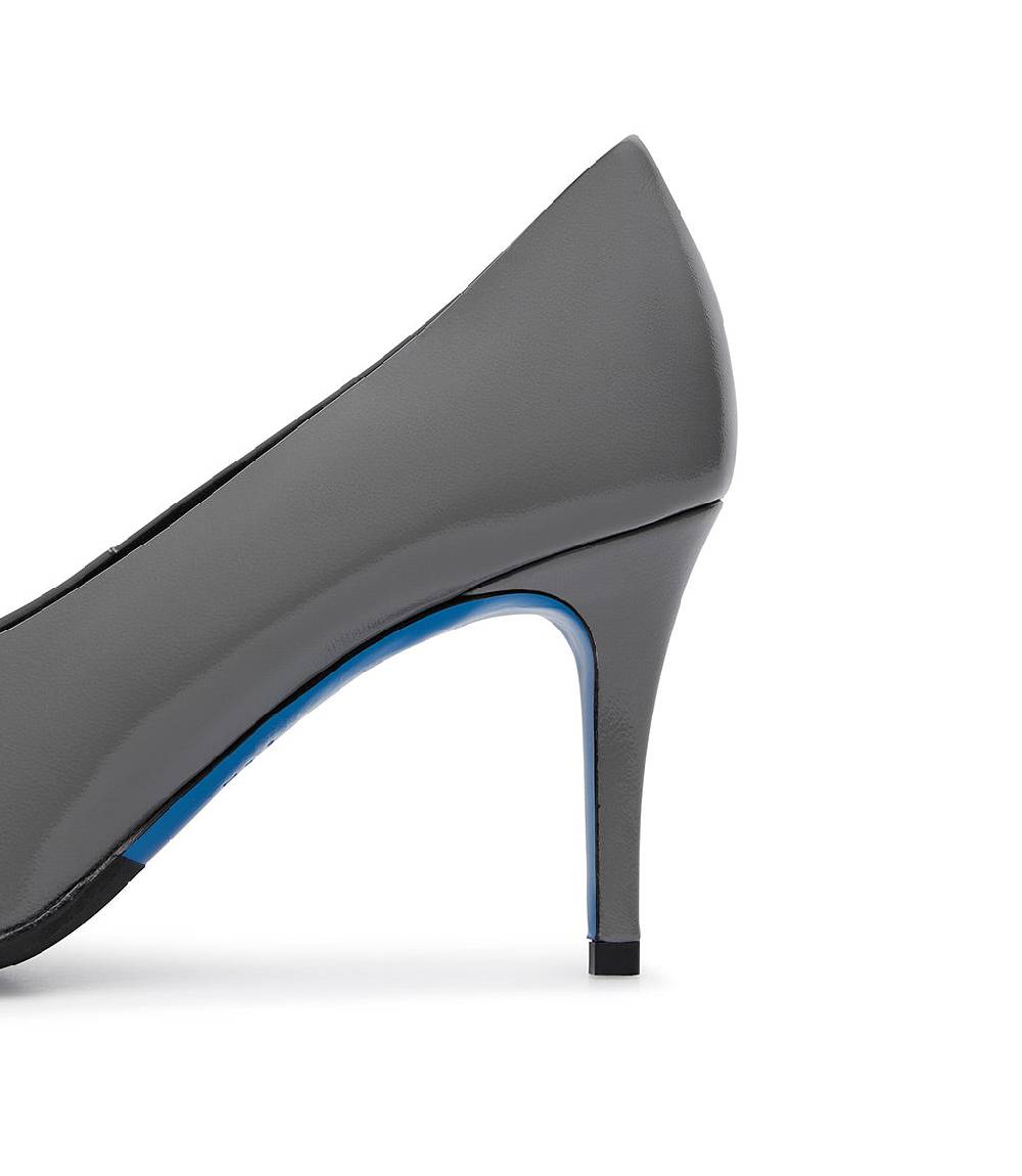 Loriblu Décolleté in pelle lucida grigia Offerta
