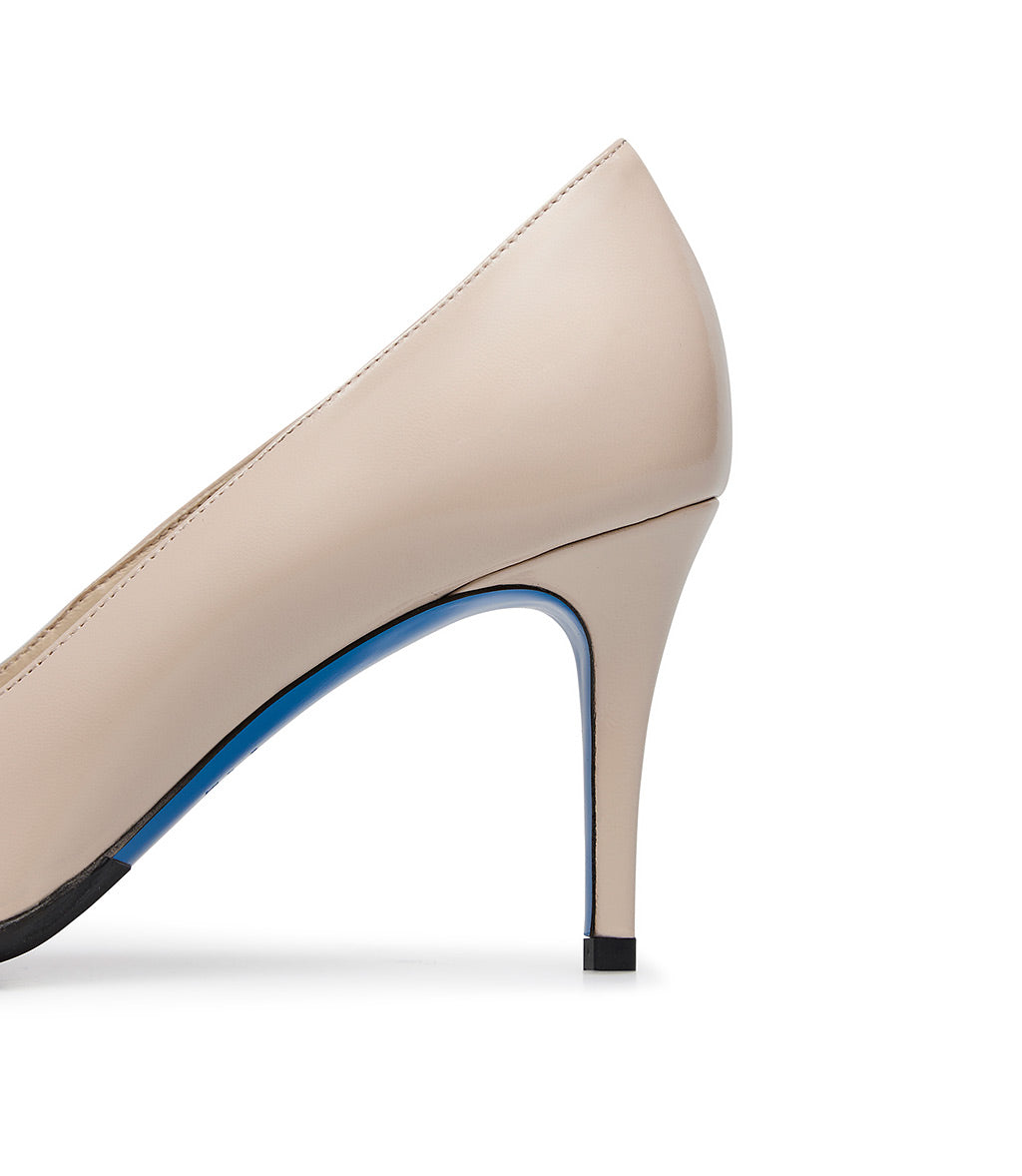 Loriblu Décolleté in pelle lucida sabbia Outlet