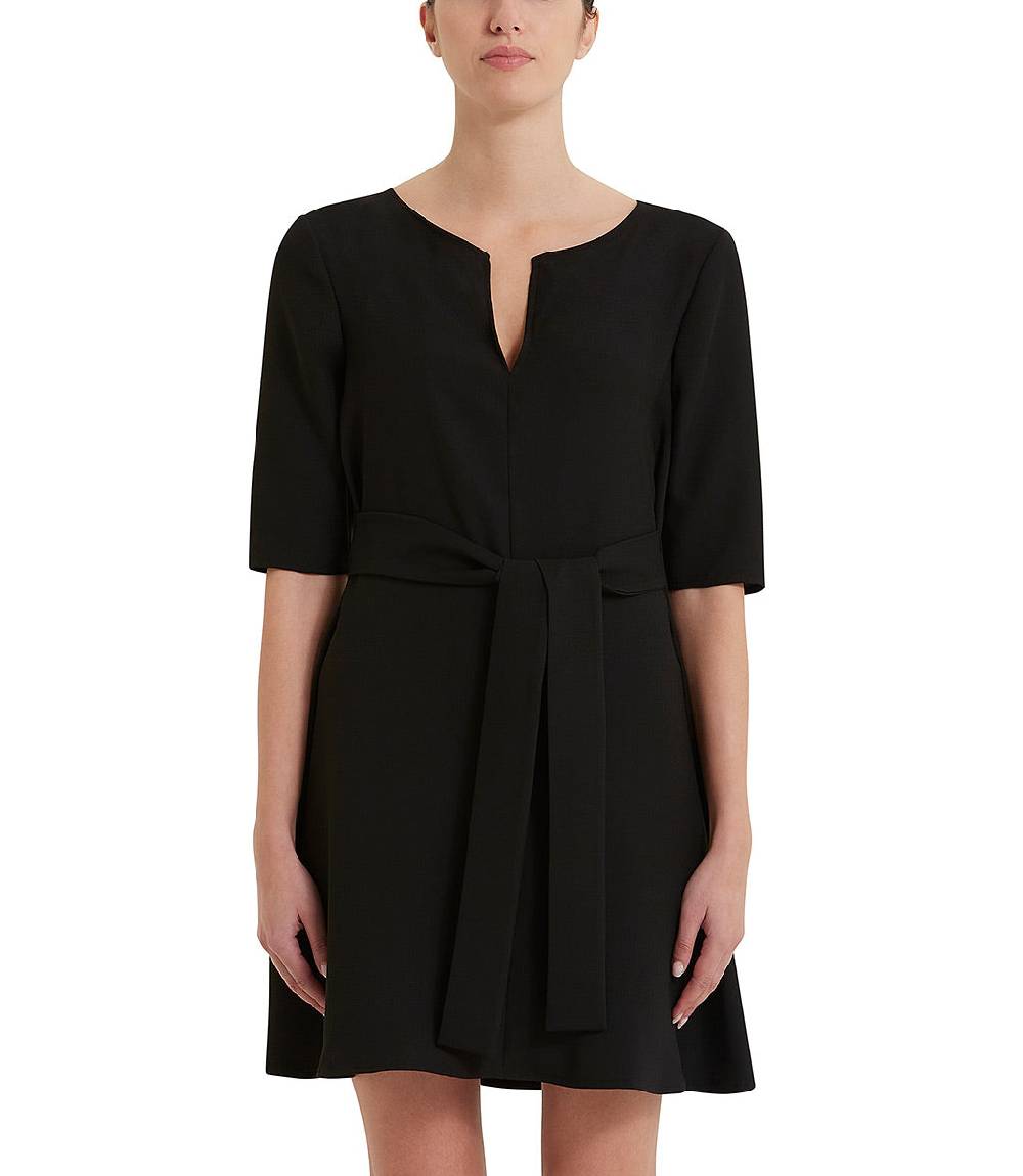 Loriblu Abito in cady corto nero In Saldo