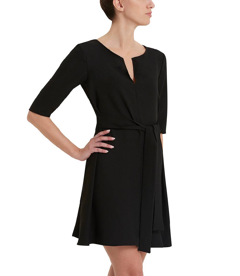 Loriblu Abito in cady corto nero In Saldo