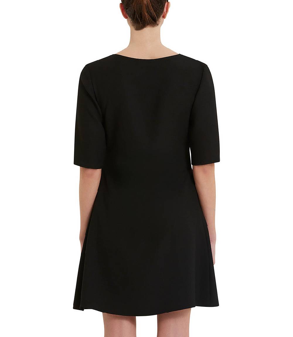 Loriblu Abito in cady corto nero In Saldo
