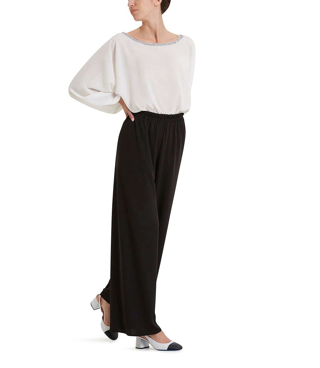 Loriblu Blusa georgette bianca 2025