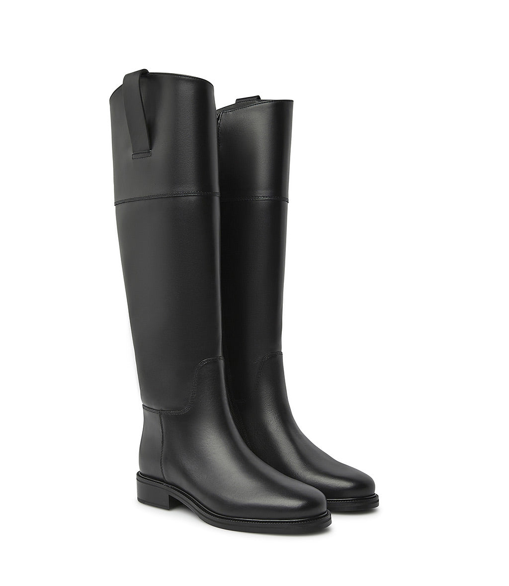 Loriblu Stivali in pelle nera Outlet